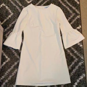 High Neck Bell Sleeve Dress